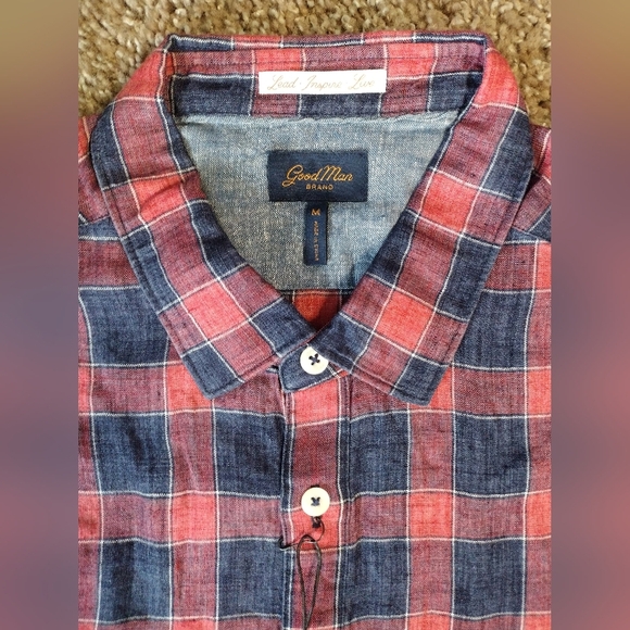 Good Man Brand Short Sleeve Button Down Shirts Duo NWT - Picture 8 of 8